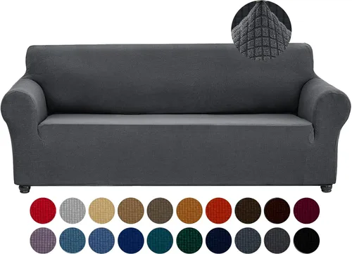 Miniatura 44 de Joccun Funda Elástica para Silla Sofá, Funda de Sofá de 1 Pieza Tela Jacquard de Spandex con Parte Inferior Elástica, Protector de Muebles Lavable
