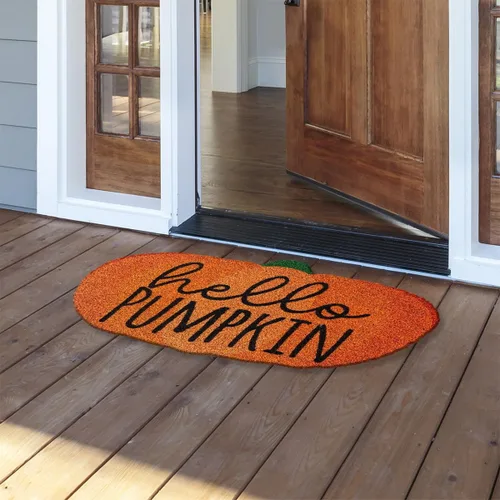 Miniatura 2 de Briarwood Lane Felpudo Hello Pumpkin Coir Hola calabaza