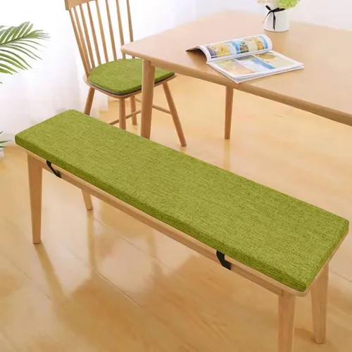 Miniatura 9 de Cojín de banco, antideslizante y grueso, para banco de patio, cojín duradero de espuma viscoelástica de alta densidad para banco de zapatos, Negro