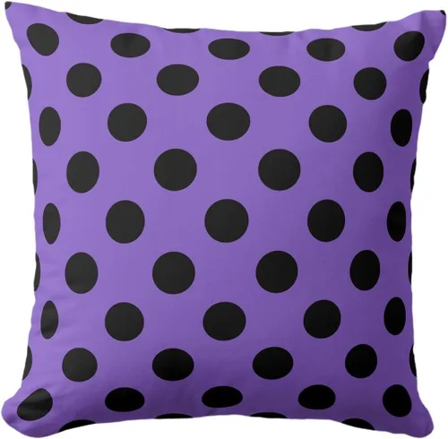 Miniatura 19 de Fundas de almohada de lunares negros sobre beige de 16 x 16 pulgadas, fundas de almohada decorativas rústicas y cuadradas para decoración del sofá
