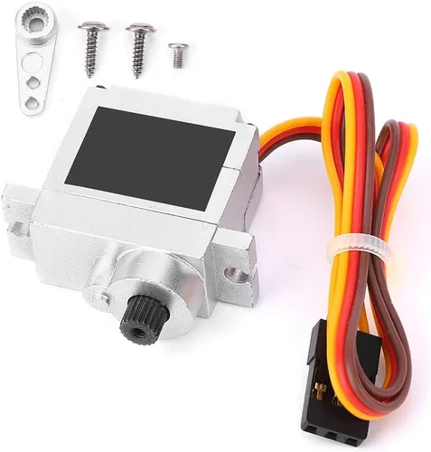 Miniatura 9 de VBESTLIFE Servo de automóvil a control remoto, accesorio de motor de dirección servo de metal de 0.32 oz, apto para B1 B14 B16 B24 C14 C24 B36 1:16