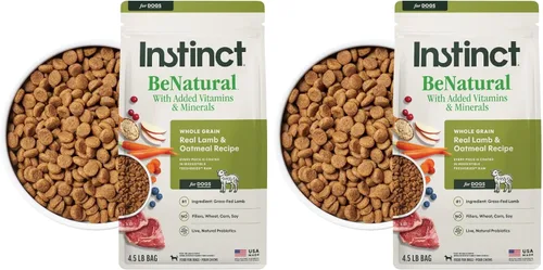 Miniatura 11 de Instinct Be Natural, alimento seco natural para perros, croquetas con recubrimiento crudo - carne de res real y cebada, bolsa de 25 lb
