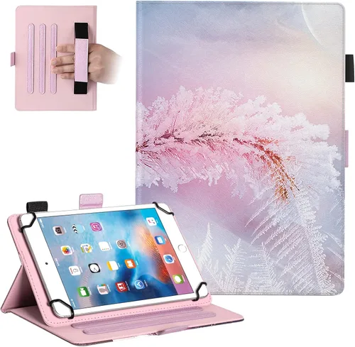 Miniatura 23 de Dteck Funda universal (9.6" a 10.5") - Funda plegable de cuero con tapa para tableta Android 10 10+ pulgadas/Samsung Galaxy Tab 9.6 9.7 10.1 10.4
