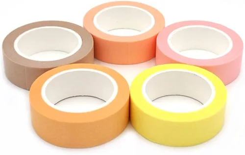 Miniatura 3 de Washi - Juego de cinta adhesiva, 5 rollos surtidos, cinta decorativa para escribir, para divertidos suministros de arte, álbumes de recortes