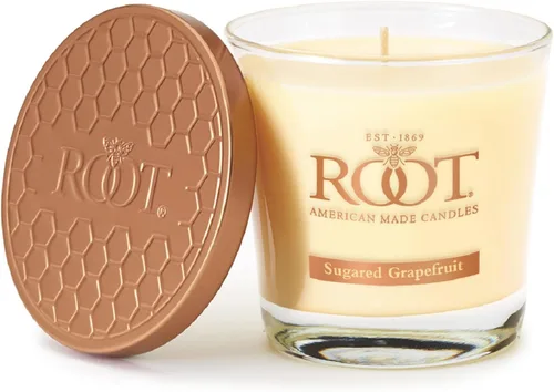 Miniatura 18 de Root Candles Velas perfumadas de cera de abeja Veriglass Premium, hechas a mano, mezcla de cera de abeja en panal, tamaño grande, vainilla francesa