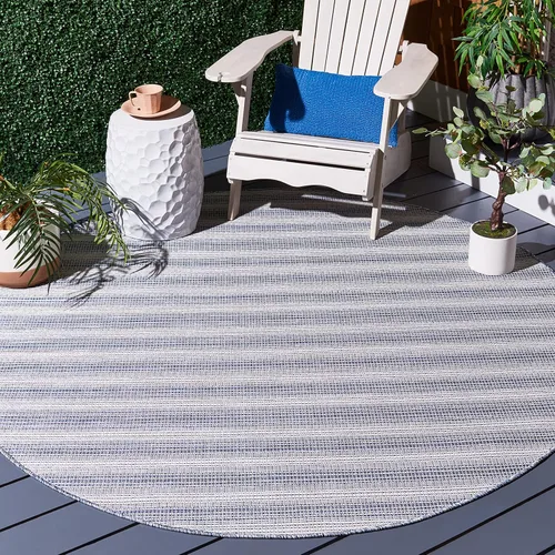 Miniatura 46 de SAFAVIEH Hampton Collection - Alfombra lavable para exteriores de 2 x 9 pies, color marfil y gris, no desprende pelusa y fácil de limpiar, ideal