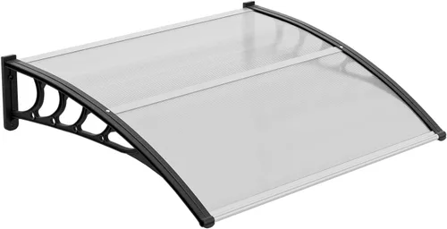 Miniatura 11 de VINGLI Toldo para Ventana Toldo para Puerta Exterior, 30" x 40" Toldos para Puertas Cubierta de Policarbonato Toldo para Puerta de Patio Protección