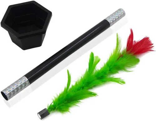 Miniatura 2 de WSNMING Magic Stick to Flower Easy Magic Trick Toys Show Performance Prop Juguetes divertidos para adultos y niños