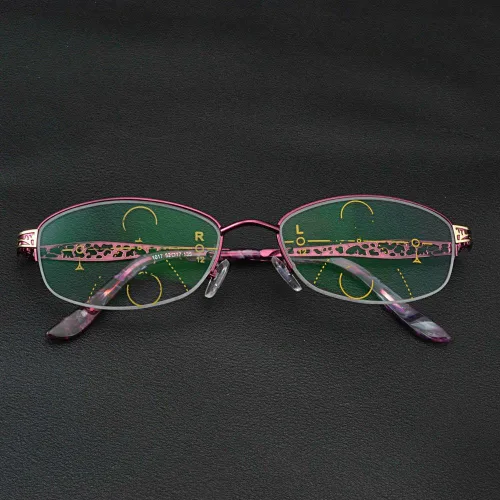 Miniatura 5 de Gafas de lectura progresivas con bloqueo de luz azul para mujer, visión ajustable, gafas de computadora en forma ovalada
