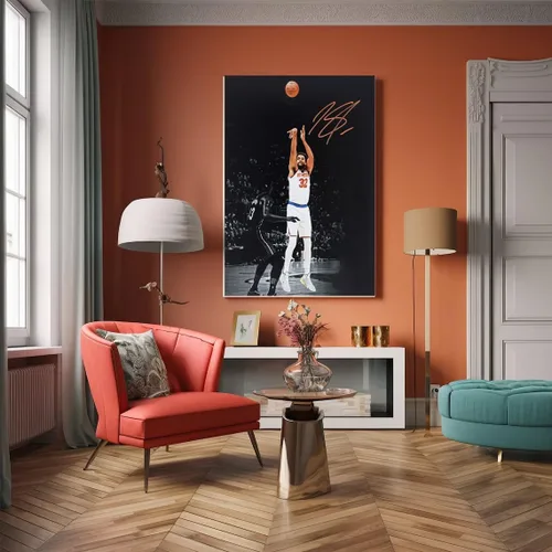Miniatura 23 de Póster firmado de la superestrella de baloncesto Victor Wembanyama para niños, para la habitación de los fanáticos, decoración de pared, pósteres