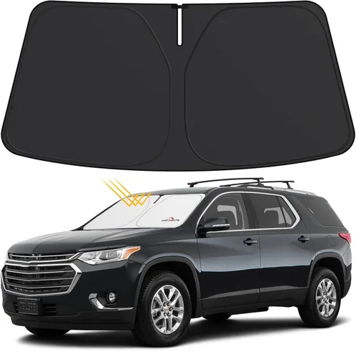 Miniatura 11 de Parasol para parabrisas de automóvil – Motomate personalizado para Dodge Ram 2500 3500 2010-2023 [4 capas de nanorrecubrimiento] visera plegable