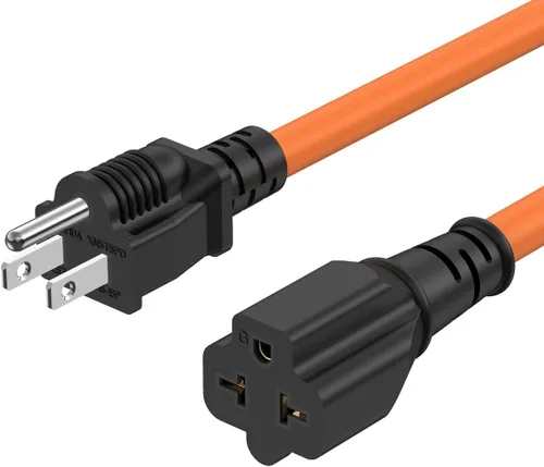 Miniatura 6 de Cable adaptador Nema 5-15P a 5-20R, cable adaptador de enchufe doméstico de 12 AWG a 6-15R/20R, cable adaptador de enchufe de CA de 20 amperios a 15