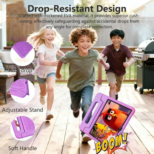 Miniatura 3 de NRKDUBQ Tablet infantil de 11 pulgadas Android 15 20GB + 128GB Octa-Core 8000mAh tableta Todder con funda a prueba de caídas, control parental, WiFi