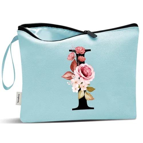Miniatura 156 de Vavabox A-Z Bolsa de Maquillaje Personalizada, Regalos de Cumpleaños para Mujeres y Mamá, Regalos para la Mejor Amiga, Bolsa de Cosméticos