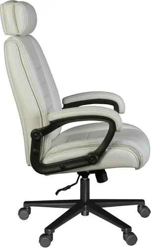 Miniatura 4 de Romig DuraForce - Silla de oficina grande y alta, 400 libras, silla de escritorio ejecutiva resistente con asiento extra ancho, respaldo alto, silla