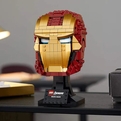 Miniatura 8 de Casco de Iron Man de LEGO Marvel Avengers 76165; Máscara de Iron Man de ladrillo para adultos para construir y exhibir, desafío creativo