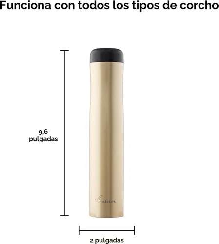 Miniatura 2 de Rabbit Sacacorchos Eléctrico Automático - Abridor de Vino Manos Libres con Cortador de Papel de Aluminio Integrado, Abrebotellas Eléctrico
