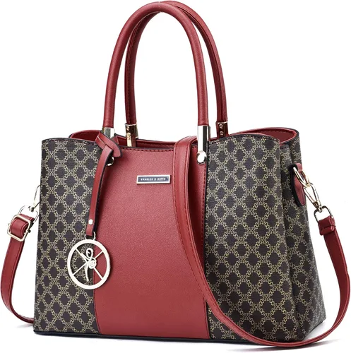Miniatura 27 de KURGOOL Bolsos y bolsos de mano para mujer, bolso de hombro con asa superior, bolsa de mensajero para mujer