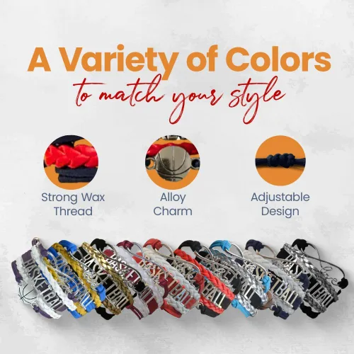 Miniatura 46 de Infinity Collection - Pulsera de baloncesto de regalo para equipos y jugadores