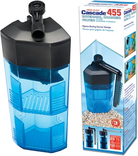 Miniatura 10 de Penn-Plax Cascade 300 Filtro Interno Completamente Sumergible – Proporciona Filtración Física, Biológica y Química para Acuarios y Tanques