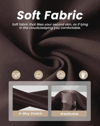 Miniatura 76 de NexiEpoch - Paquete de 4 leggings suaves para mujer, con bolsillos, control de abdomen y cintura alta, pantalones capri para yoga y ejercicio