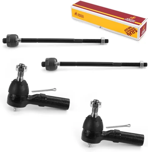 Miniatura 194 de Metrix Premium Chassis Parts - Juego de 4 barras de acoplamiento interior y exterior para Audi A3 15-16, Seat Leon 06-20 (México), 09-17 Volkswagen