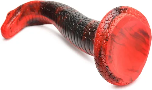 Miniatura 11 de CREATURE COCKS King Cobra - Consolador de silicona para hombres, mujeres y parejas. Firme y flexible, base de succión fuerte, consolador