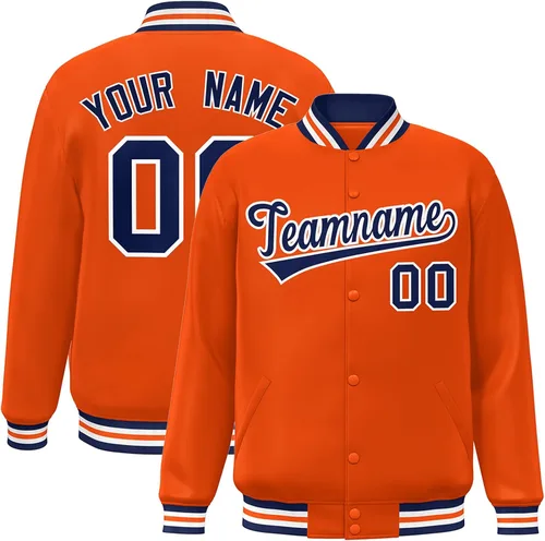 KXK Chaquetas de béisbol universitarias personalizadas para hombres, mujeres, jóvenes, abrigo ligero, número de nombre cosido personalizado