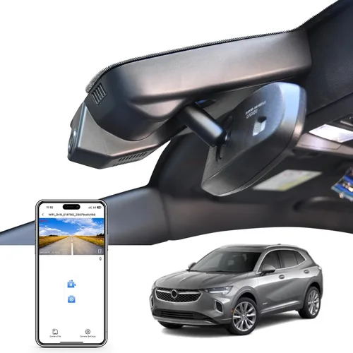 Miniatura 17 de Mangoal Cámara de tablero 4K para Buick Enclave Gen3 2025-2026 (Modelo C), Base Essence Premium Avenir Preferred, aspecto OEM integrado, video UHD