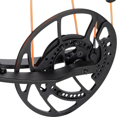 Miniatura 5 de Bear Archery Escalate Paquete de arco compuesto para adultos, longitud de estiramiento de 26 a 30 pulgadas, 45-60 y 55-70 libras