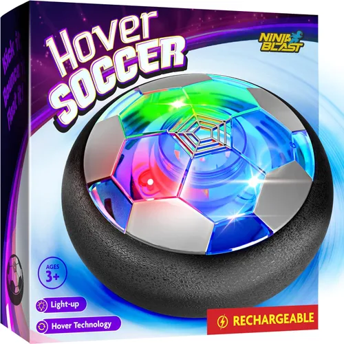 Ninja Blast Hover - Pelota de fútbol iluminada, regalo de cumpleaños para niños, juegos de juguetes de interior, regalos para niños de 5, 6, 7, 8,