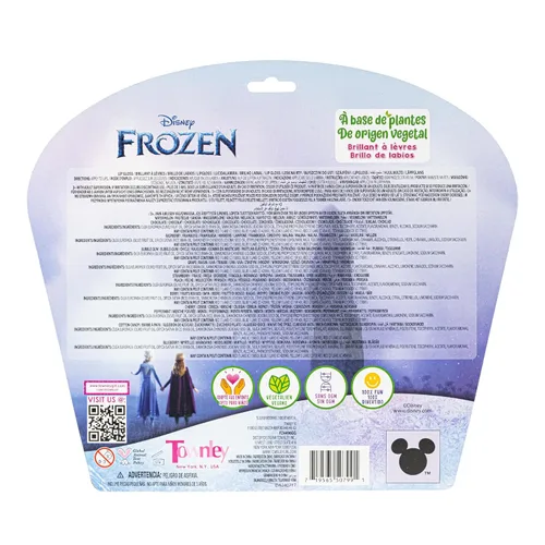 Miniatura 9 de Disney Frozen Juego de brillo de labios de 12 piezas a base de plantas, regalos de fiesta para niñas, primer set de maquillaje para niñas, perfecto