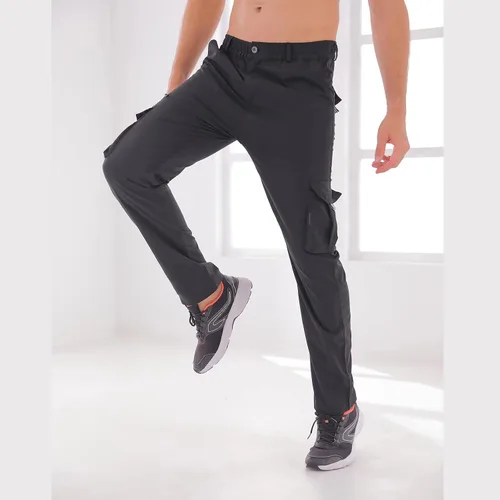 Miniatura 5 de Pantalón de carga para hombre al aire libre, ligero, táctico, para senderismo, jogger, ajuste clásico, bolsillos múltiples