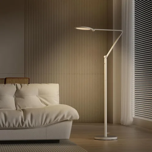 Miniatura 6 de Honeywell lámpara LED de pie - F01WT Sunturalux™ Luz de pie regulable para cuidar los ojos con control remoto, brillante luz natural diurna 5 Blanco