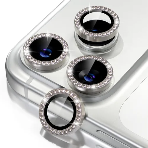 Miniatura 26 de Misea Compatible con iPhone 17 Pro/iPhone 17 Pro Max Protector de Lente de Cámara Brillante, Vidrio Templado 9H Cubierta de Cámara Protector