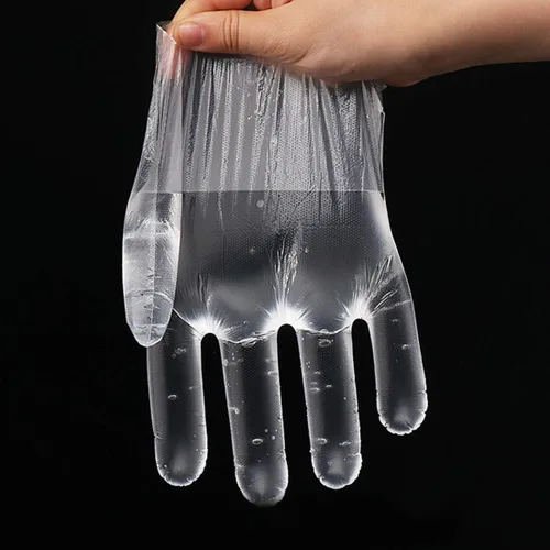 Miniatura 6 de HLIN 1500 guantes de plástico desechables – Guantes de preparación de alimentos desechables transparentes para servicio de alimentos, limpieza