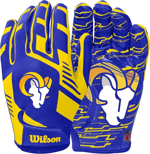 Miniatura 35 de Wilson NFL - Guantes de fútbol americano con ajuste elástico, tallas para jóvenes y adultos