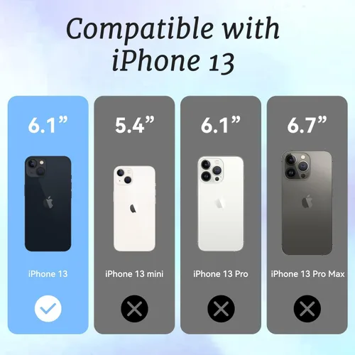 Miniatura 4 de Funda para iPhone 13, expresivo Y2K Citrus Coastal Sea Vintage Collage Diseño Azul Arte Moderno Patrón Estilo Estético, Protección contra Caídas