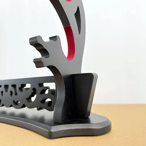 Miniatura 4 de Soporte de 4 niveles para espada, soporte de mesa para katana, sable de luz, Genji, espadas samurái