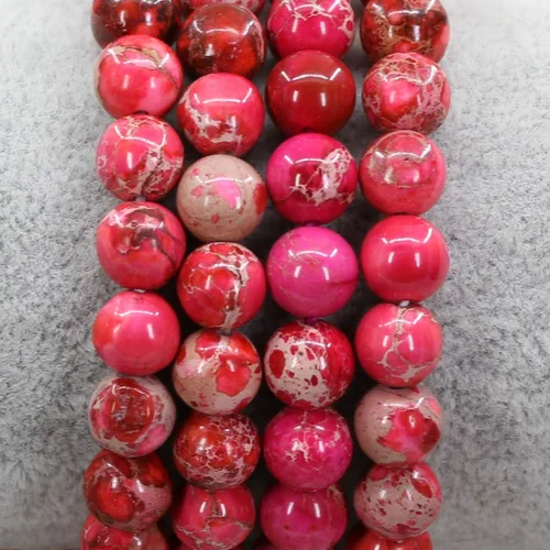 Miniatura 91 de Amandastone Pulsera elástica de cuentas redondas de 0.315 in con piedras preciosas naturales de 7 pulgadas