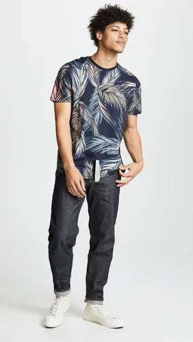 Miniatura 2 de Naked & Famous Denim Jeans Easy Guy Laid Back Fit para hombre en orillo de sarga de mano izquierda