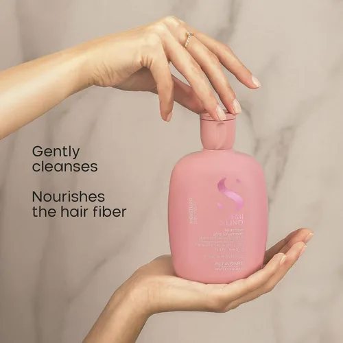 Miniatura 3 de Alfaparf Milano Semi Di Lino Champú Nutritivo Sin Sulfato Humectante para Cabello Seco - Sin Parabenos y Parafina - Seguro en Cabello Tratado