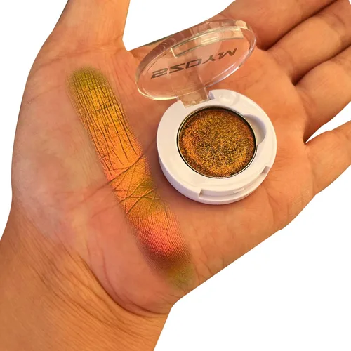 Miniatura 7 de Sombra de ojos multicromo, sombra de ojos multicromo, 100% vegano y libre de crueldad, camaleón duradero y hecho a mano, 0.07 oz de sombra de ojos