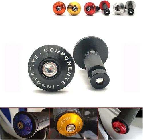 Miniatura 6 de Universal Motorcycle Handlebar Grips Bar Ends Slider for FZ0 7 9 6 FAZER 6R XJ6 Diversion XSR 700 900 TDM 900 MT 125 01 (Color : Black)