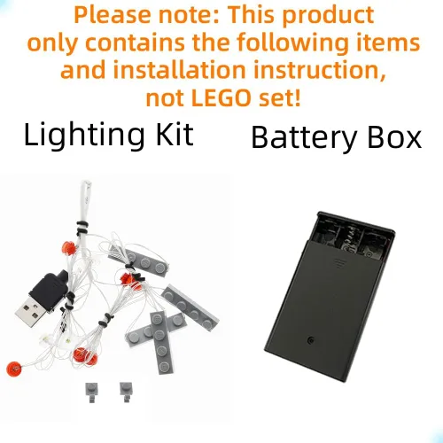 Miniatura 3 de GEAMENT Kit de luces LED versión 2020 compatible con modelos de construcción Lego 75288 at-at (versión 2020) (juego de modelos no incluidos)
