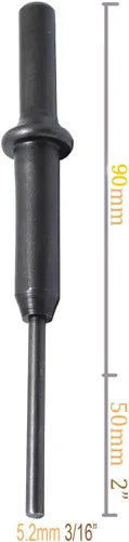 Miniatura 2 de Punzón neumático deriva 3/16" (5.2mm) Pasador neumático del martillo de aire para quitar pernos corroídos o pernos largos