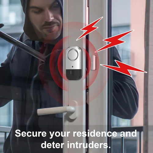Miniatura 4 de Sensores de alarma para puerta y ventana, alarma de puerta para seguridad de los niños, alarmas de puerta para seguridad del hogar, oficina, tienda