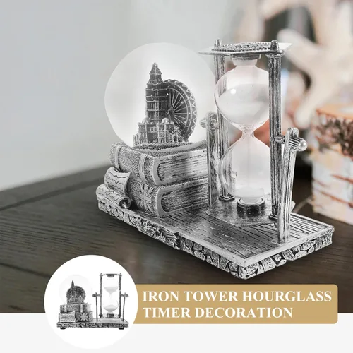 Miniatura 2 de Música Globo de Cristal Música Bola de Cristal Adorno de Arte Creativo Artesanía Decoración de Habitación Decoración de Mesa de Sala de Estar Reloj