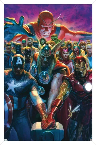 Miniatura 10 de Trends International Marvel Comics - Póster de pared de Avengers #10, 22.375 x 34 pulgadas, versión premium sin marco