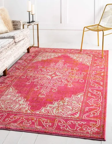 Miniatura 29 de Unique Loom Alfombra moderna vintage de 9 pies por 12 pies (9 x 12 pies) Estocolmo beige contemporánea